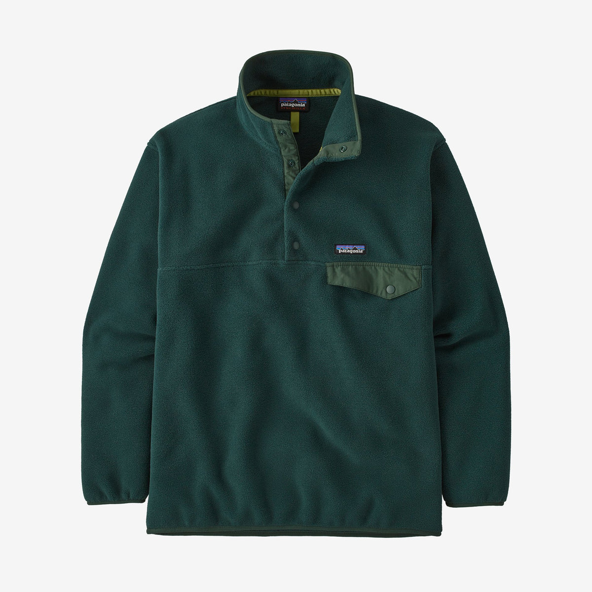 Vintage Patagonia Sage Green Synchilla Fleece Half Zip Sweatshirt - Men's  Small
