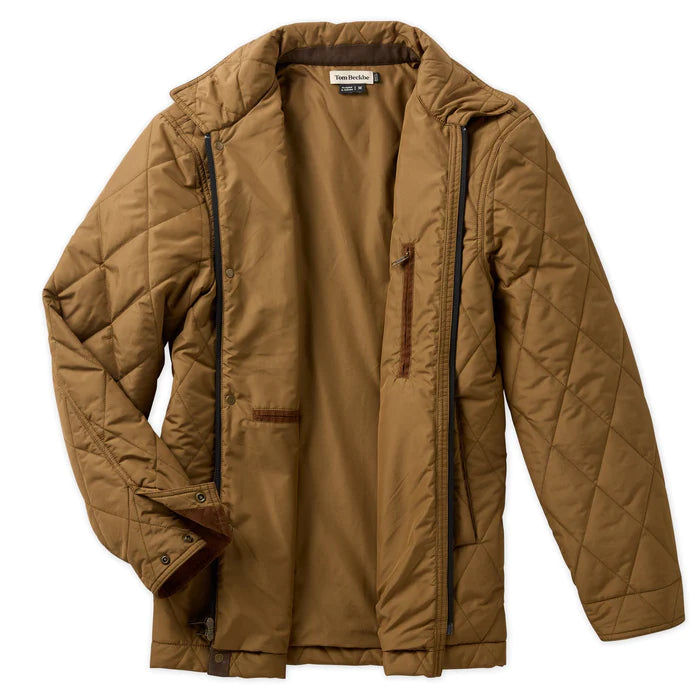 TOM BECKBE QUILTED JACKET - TOBACCO – Lazarus of Moultrie